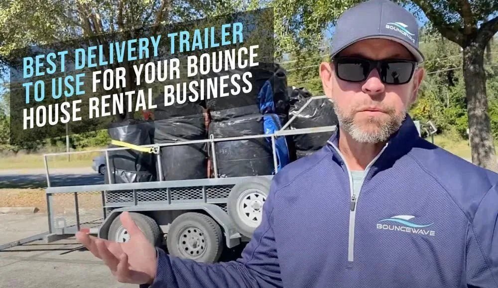 Best Delivery Trailer to Use For Your Bounce House Rental Business - BounceWave Inflatable Sales