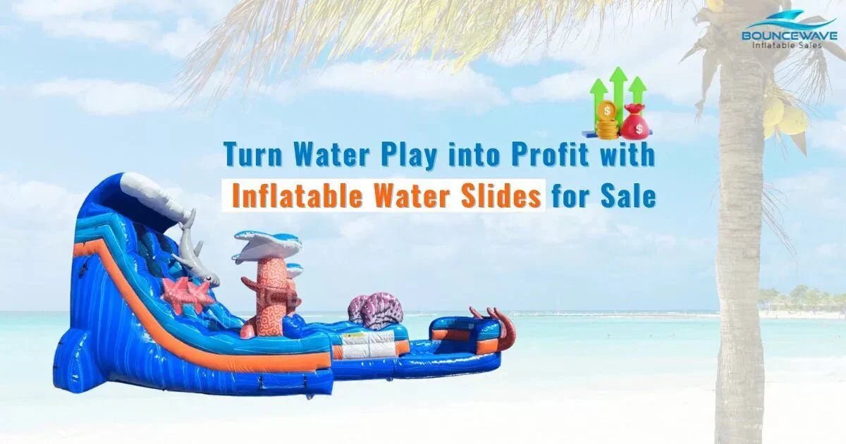 Turn Water Play into Profit with Inflatable Water Slides for Sale - BounceWave Inflatable Sales