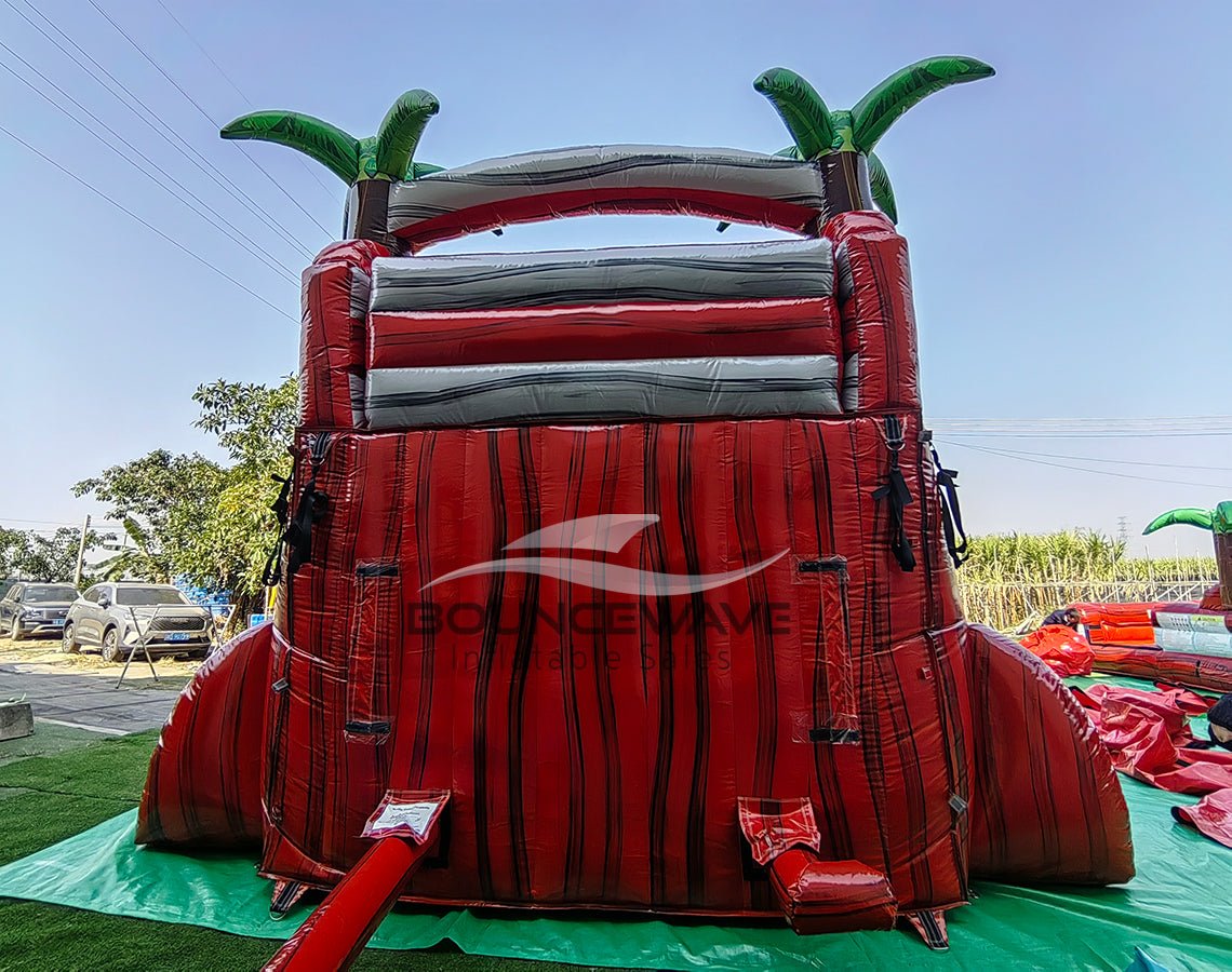 15ft Buccaneer Bay Dual Lane Water Slide – Center Climb - BounceWave Inflatable Sales