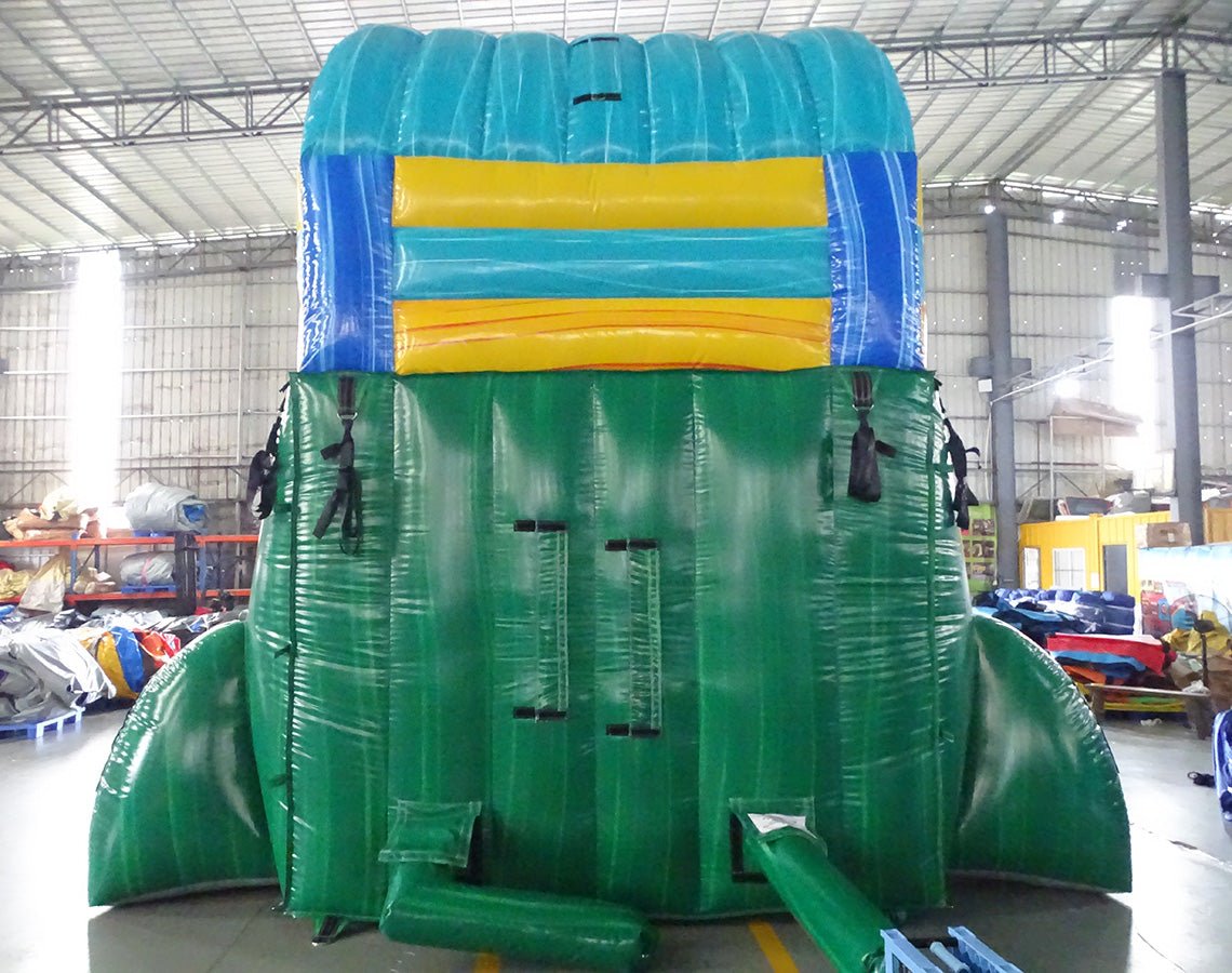 15ft Tiki Wave Commercial Single Lane Inflatable Water Slide - BounceWave Inflatable Sales