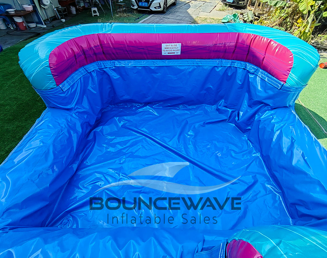 18ft Freeze Pop Falls Single Lane Water Slide