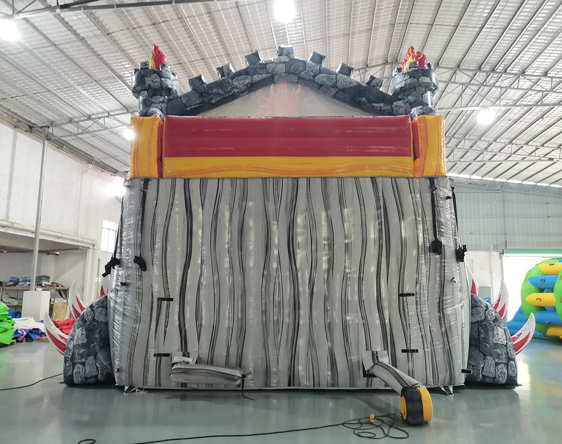 18ft Dragon Hybrid Triple Lane Inflatable Water Slide - BounceWave Inflatable Sales