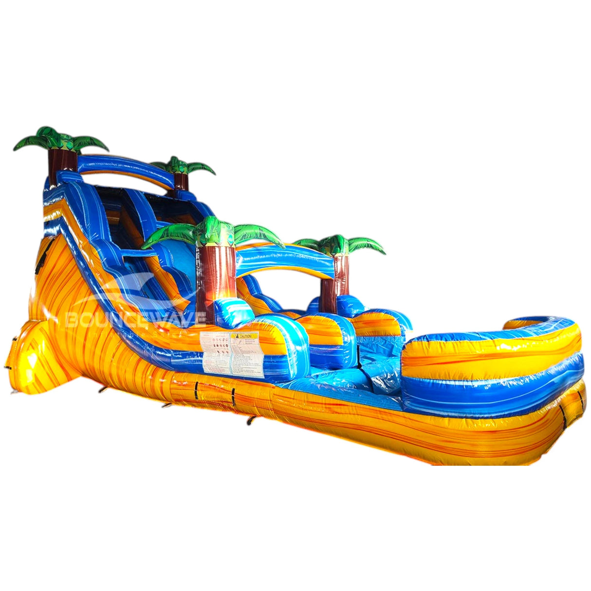 18ft Lava Falls Commercial Single Lane Inflatable Water Slide - BounceWave Inflatable Sales
