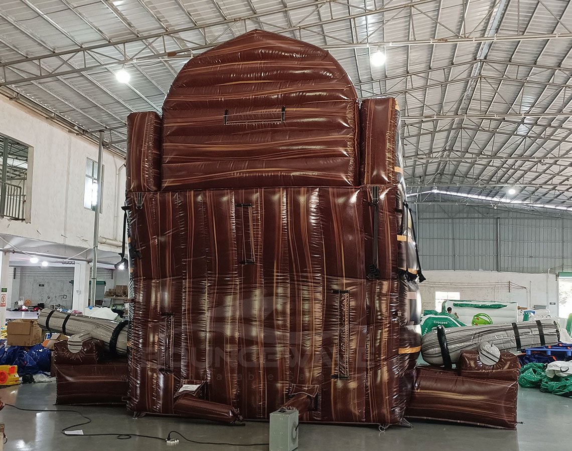 18ft Pirate Ship Dual Lane Hybrid Inflatable Water Slide - BounceWave Inflatable Sales