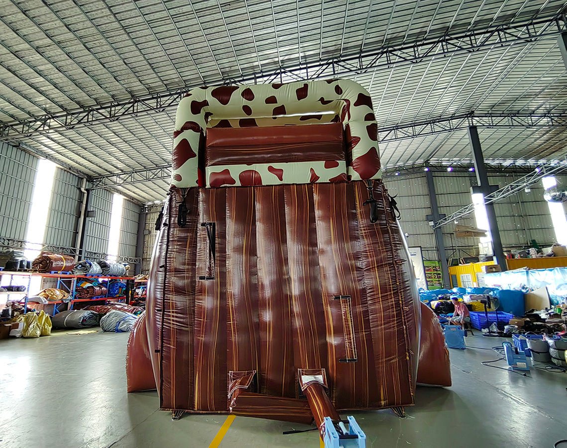 18ft Rodeo Rush Commercial Single Lane Inflatable Water Slide - BounceWave Inflatable Sales