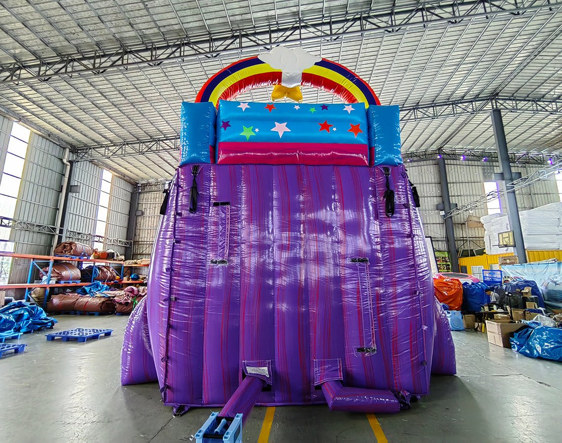 18ft Unicorn Commercial Single Lane Inflatable Water Slide - BounceWave Inflatable Sales