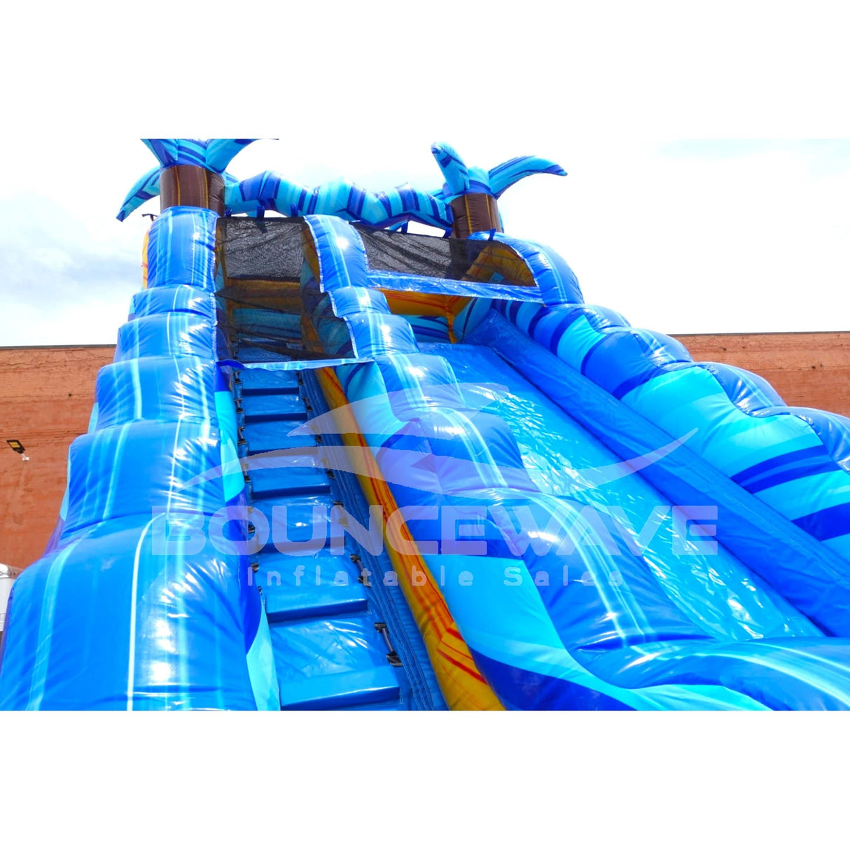 20ft Flashpoint Falls Commercial Single Lane Inflatable Water Slide - BounceWave Inflatable Sales