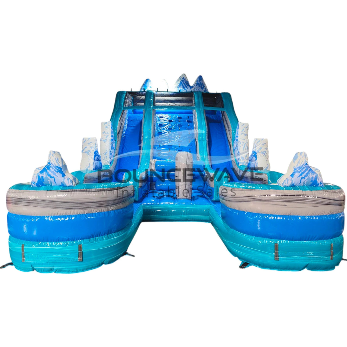 20ft Hydro Summit Challenge Rock Climb Water Slide - BounceWave Inflatable Sales