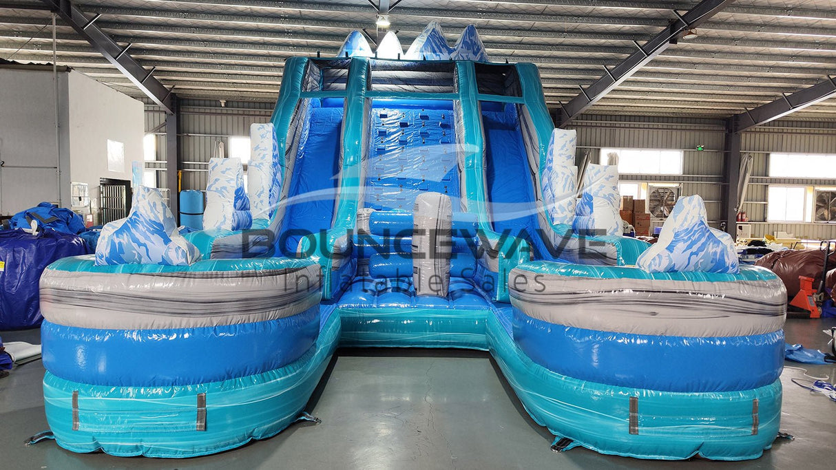 20ft Hydro Summit Challenge Rock Climb Water Slide - BounceWave Inflatable Sales
