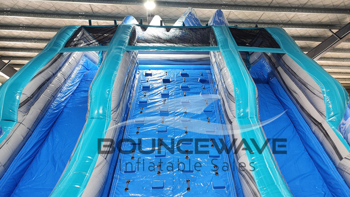 20ft Hydro Summit Challenge Rock Climb Water Slide - BounceWave Inflatable Sales
