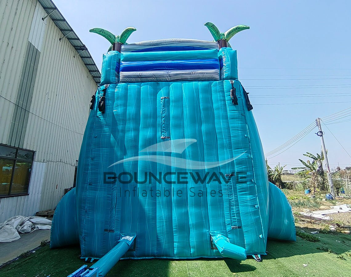 22ft Bahama Blast Dual Lane Inflatable Water Slide With Slip & Slide - BounceWave Inflatable Sales