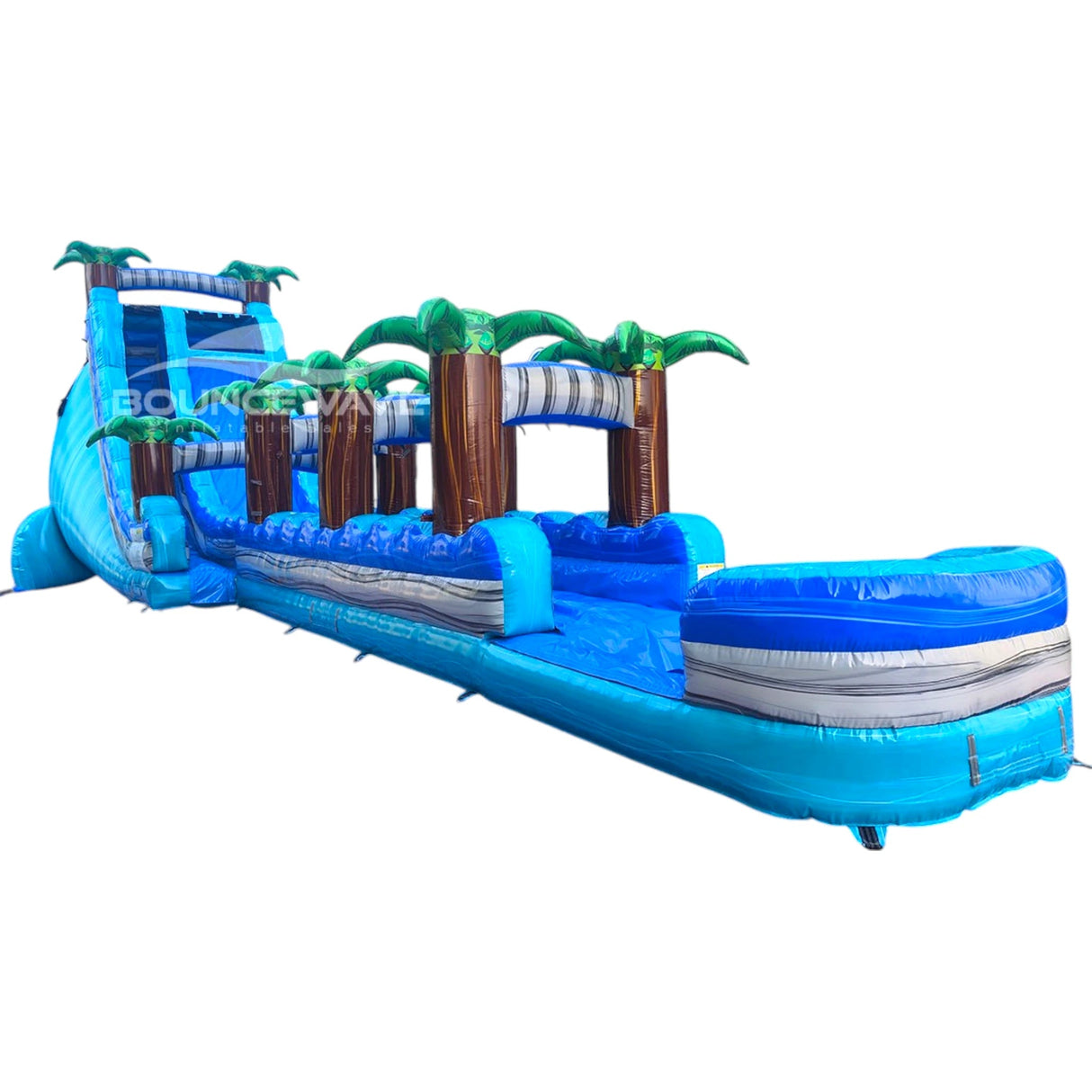 22ft Bahama Blast Single Lane Inflatable Water Slide With Slip & Slide - BounceWave Inflatable Sales