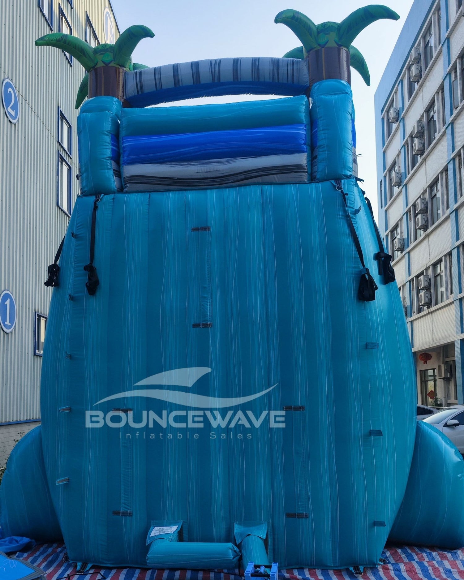 22ft Bahama Blast Single Lane Inflatable Water Slide With Slip & Slide - BounceWave Inflatable Sales