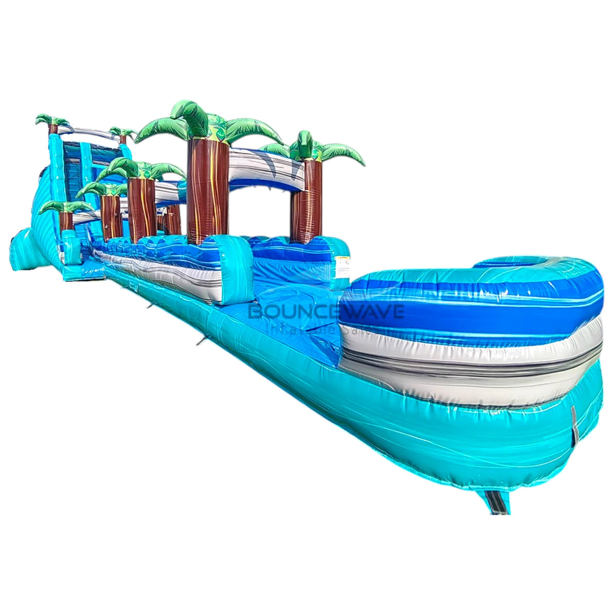 24ft Bahama Blast Single Lane Inflatable Water Slide With Slip & Slide - BounceWave Inflatable Sales