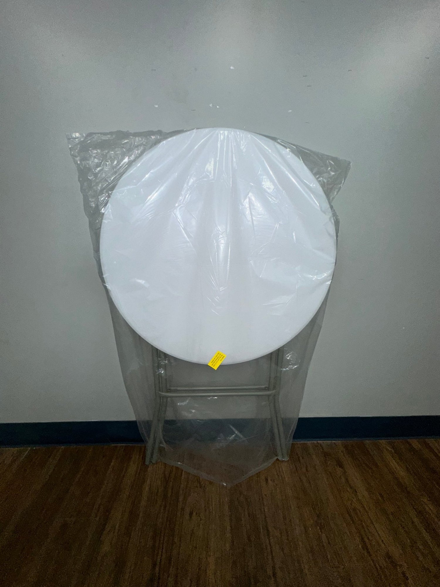 32" Heavy Duty Pro Round Plastic Cocktail Folding Table - BounceWave Inflatable Sales