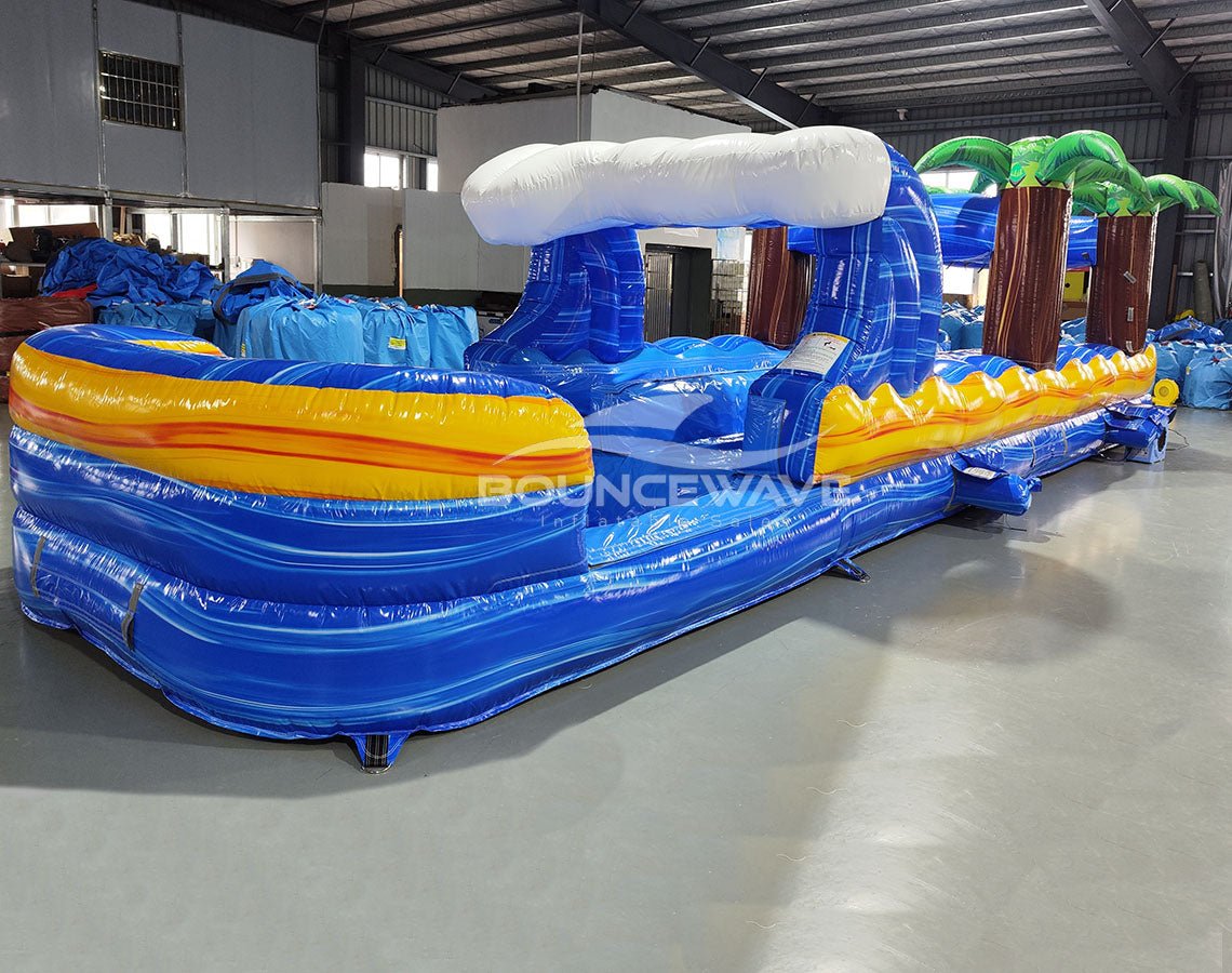 35ft Surfside Dual Lane Inflatable Slip N' Slide - BounceWave Inflatable Sales