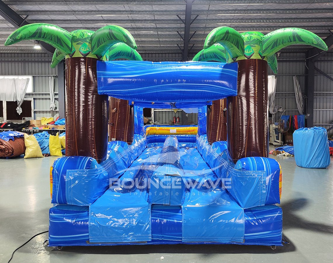 35ft Surfside Dual Lane Inflatable Slip N' Slide - BounceWave Inflatable Sales