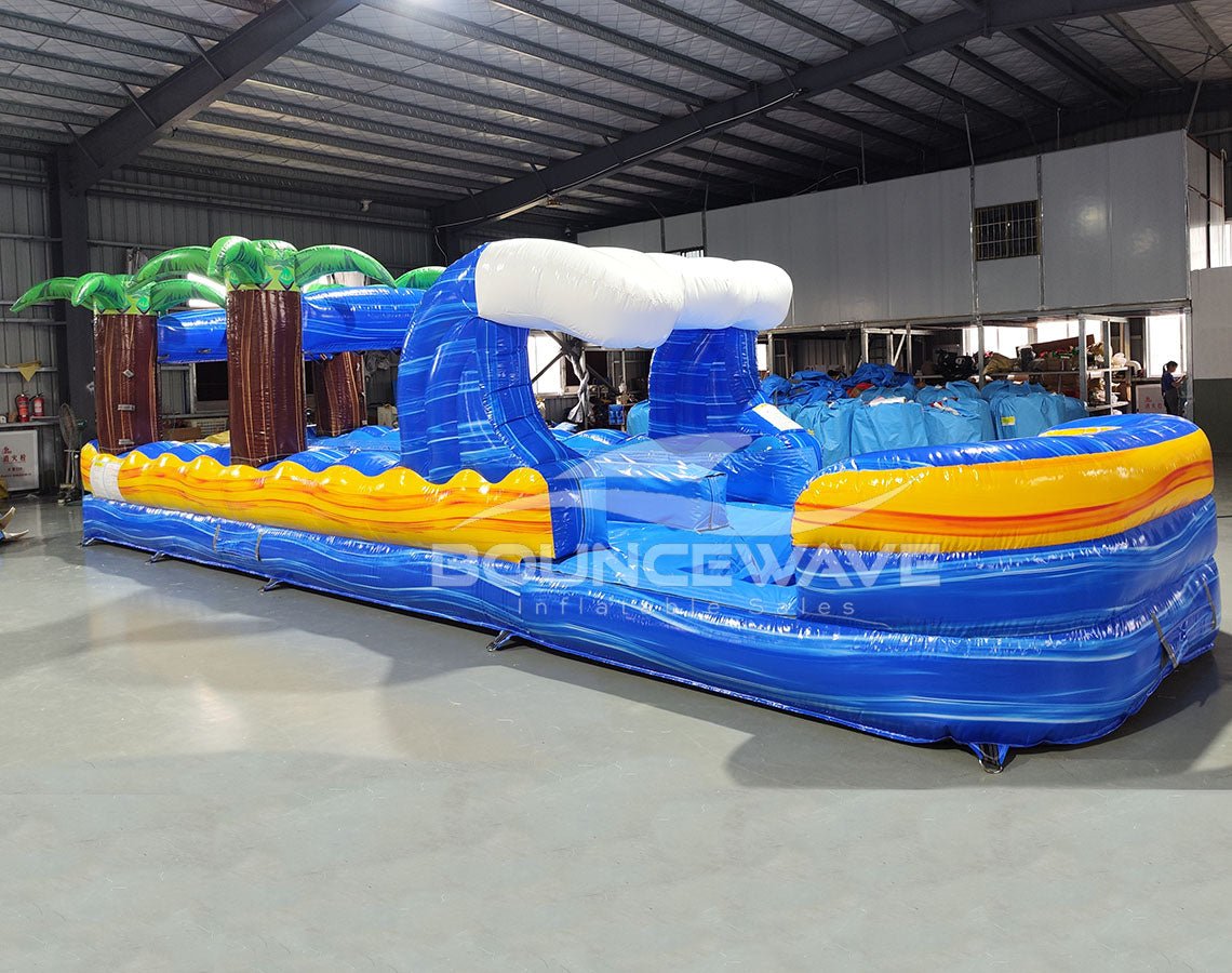 35ft Surfside Dual Lane Inflatable Slip N' Slide - BounceWave Inflatable Sales