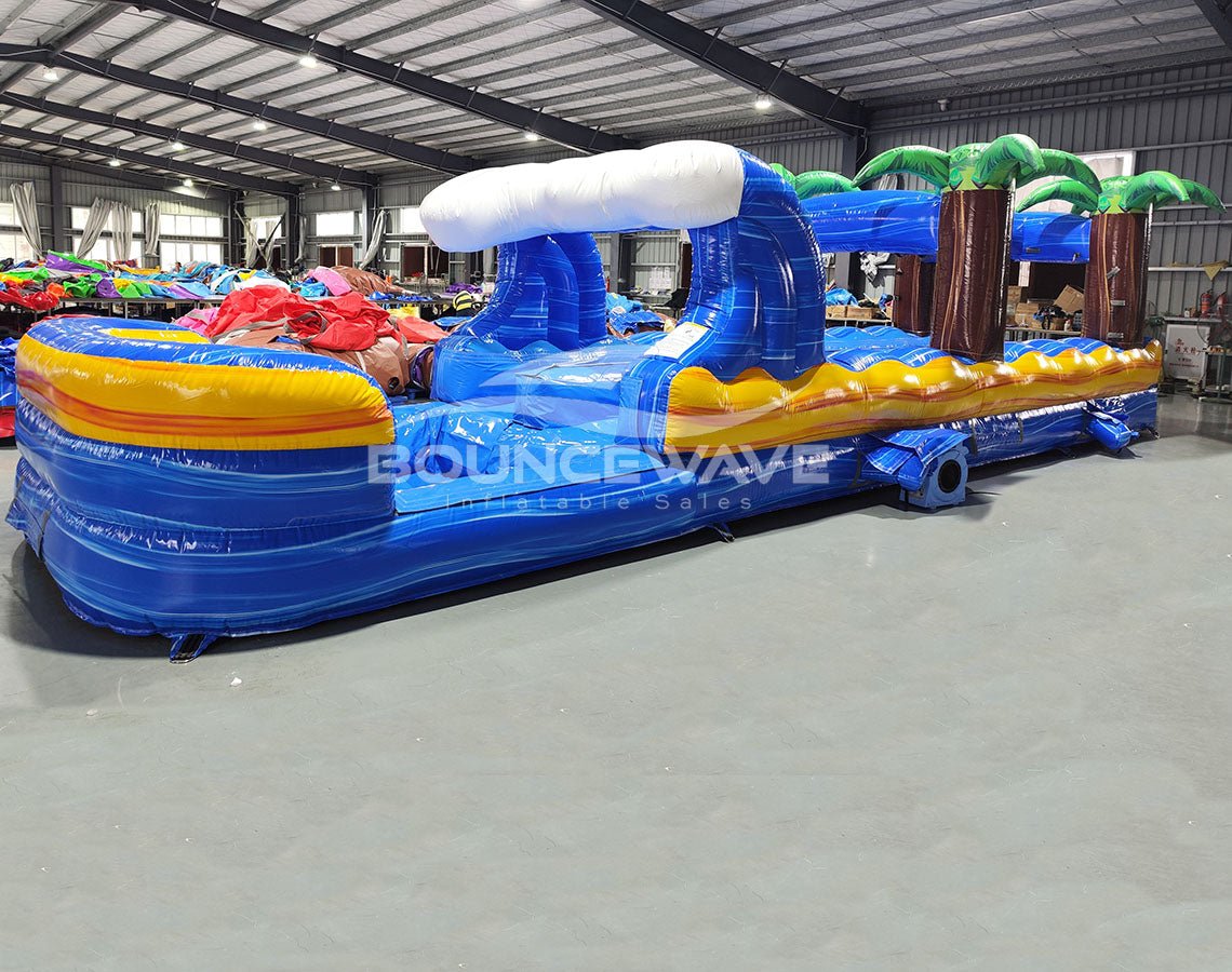 35ft Surfside Dual Lane Inflatable Slip N' Slide - BounceWave Inflatable Sales