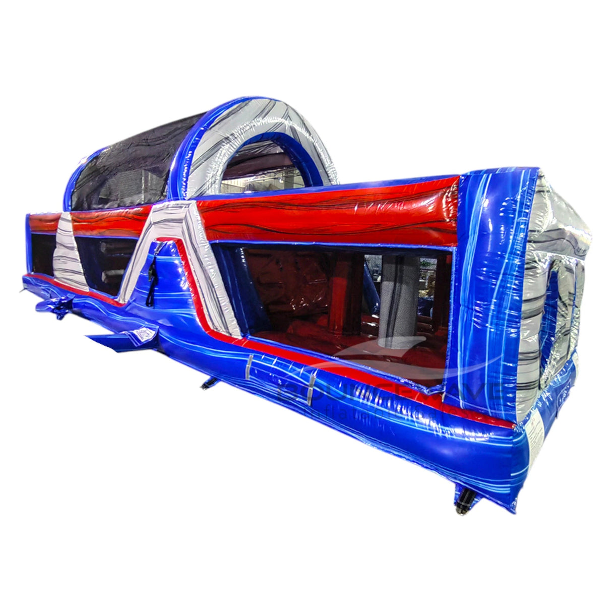 40ft Baja Backyard Commercial Inflatable Obstacle Course - BounceWave Inflatable Sales