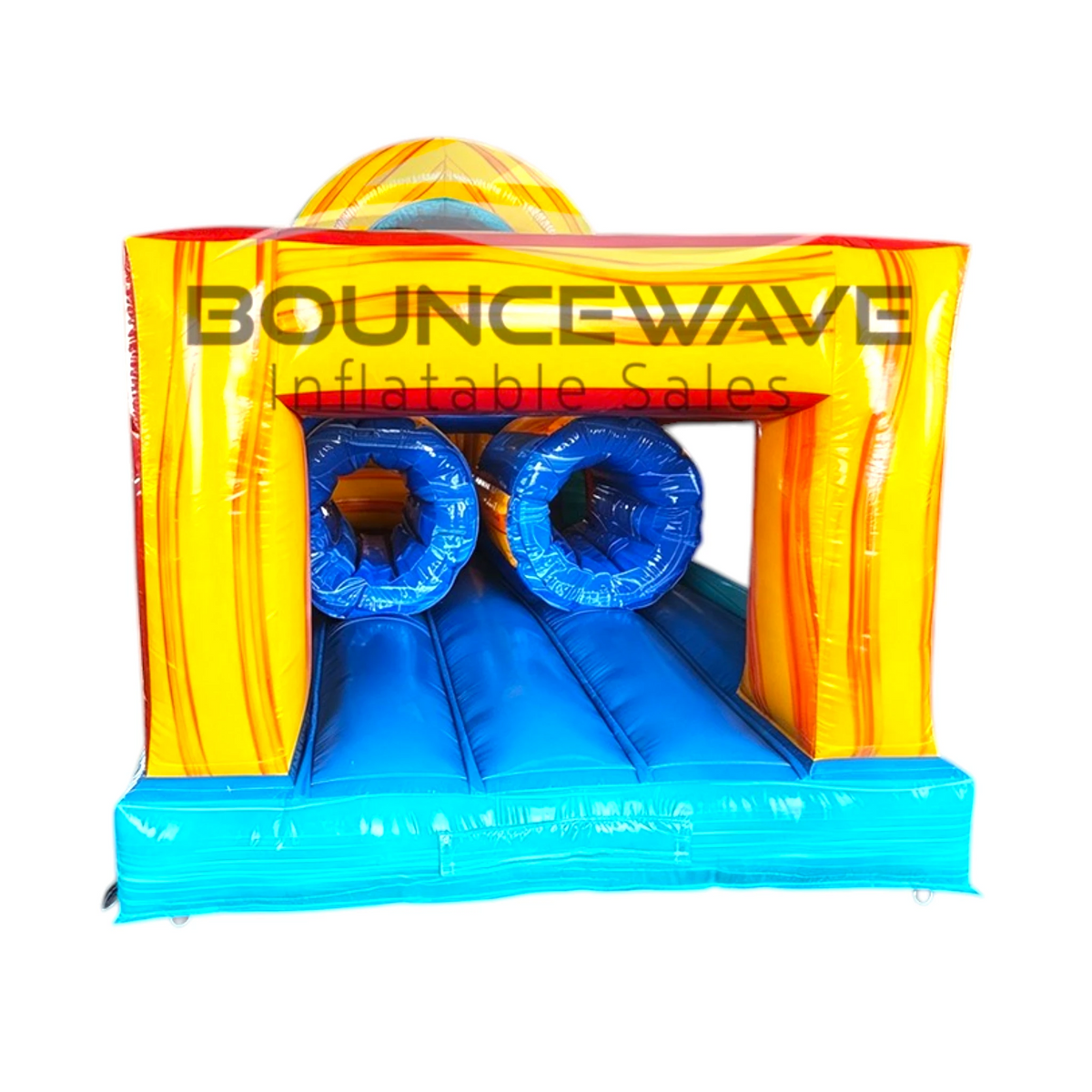 40ft Rip Tide Backyard Commercial Inflatable Obstacle Course - BounceWave Inflatable Sales