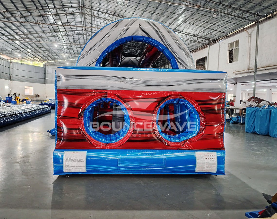 46ft Baja Commercial Hybrid Inflatable Obstacle Course - BounceWave Inflatable Sales