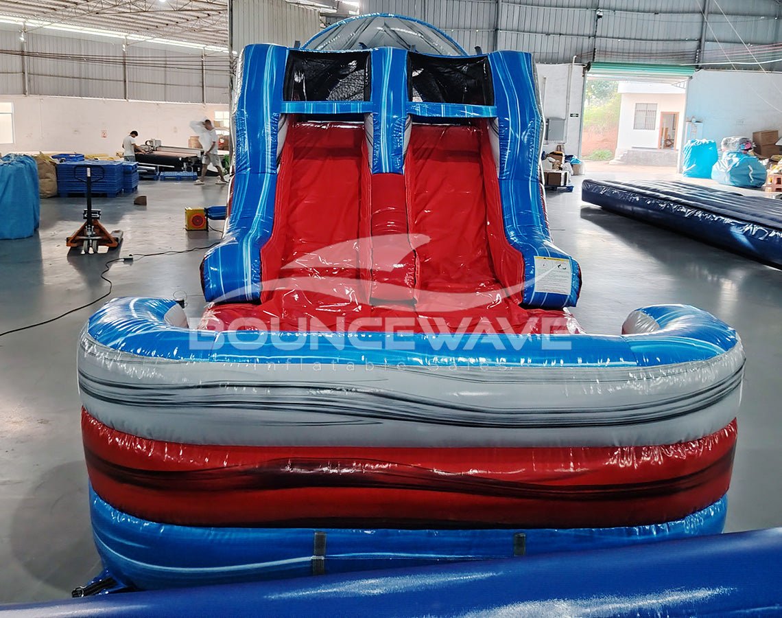 46ft Baja Commercial Hybrid Inflatable Obstacle Course - BounceWave Inflatable Sales