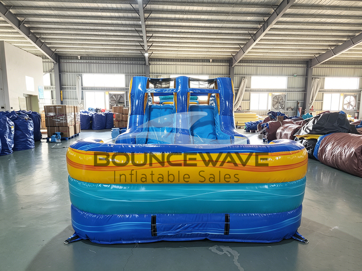 46ft Bimini "Flash" Hybrid Inflatable Obstacle Course - BounceWave Inflatable Sales
