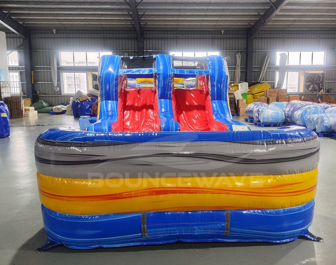 46ft Rip Curl "Flash" Hybrid Inflatable Obstacle Course - BounceWave Inflatable Sales