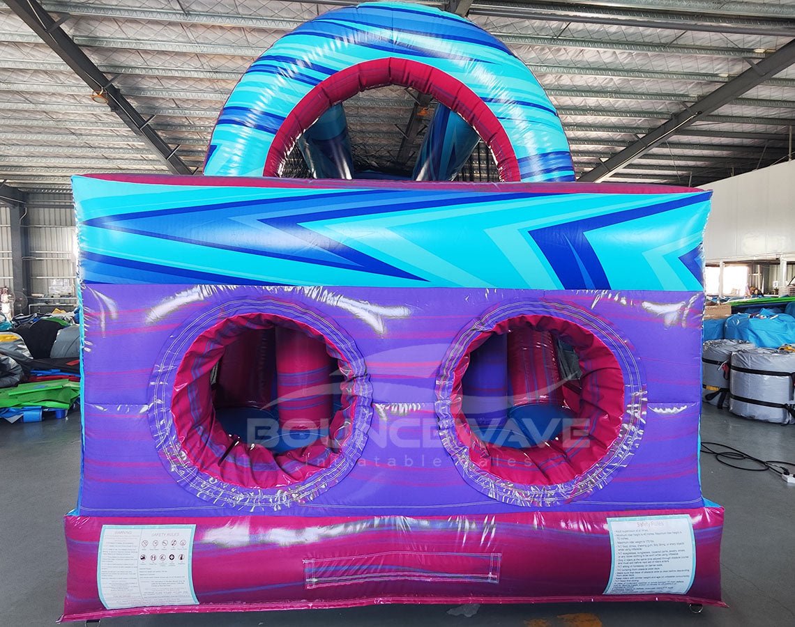 46ft Supernova Hybrid Inflatable Obstacle Course - BounceWave Inflatable Sales