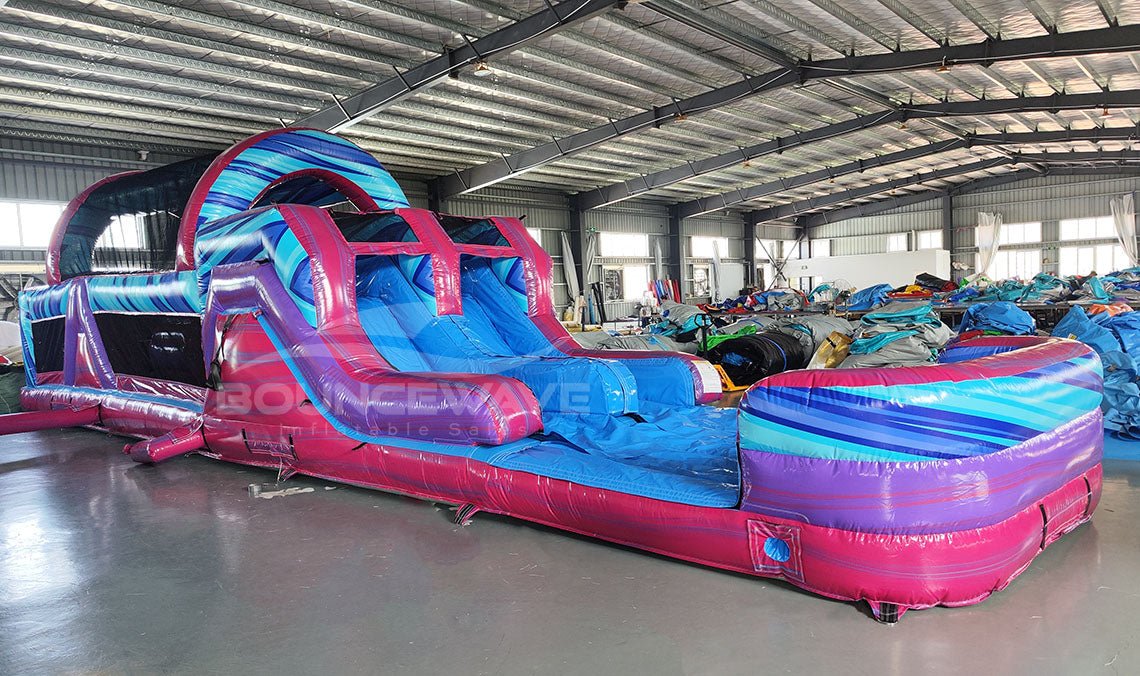46ft Supernova Hybrid Inflatable Obstacle Course - BounceWave Inflatable Sales