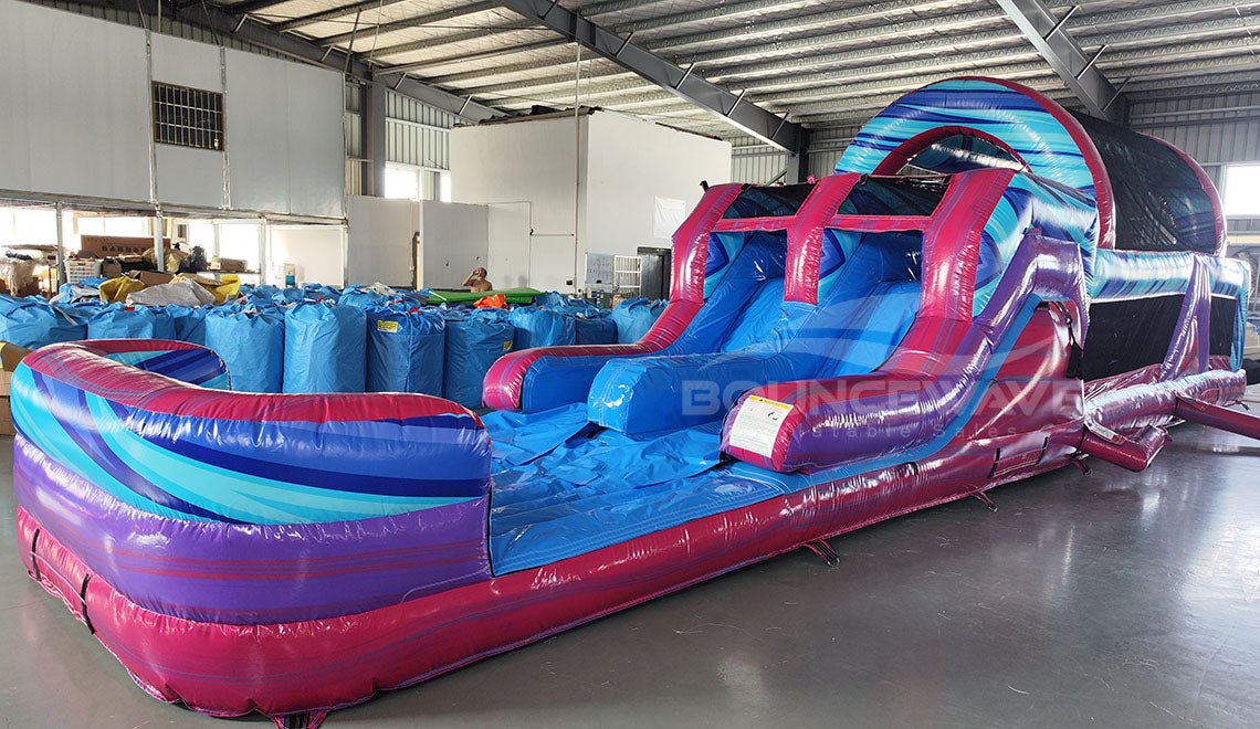 46ft Supernova Hybrid Inflatable Obstacle Course - BounceWave Inflatable Sales