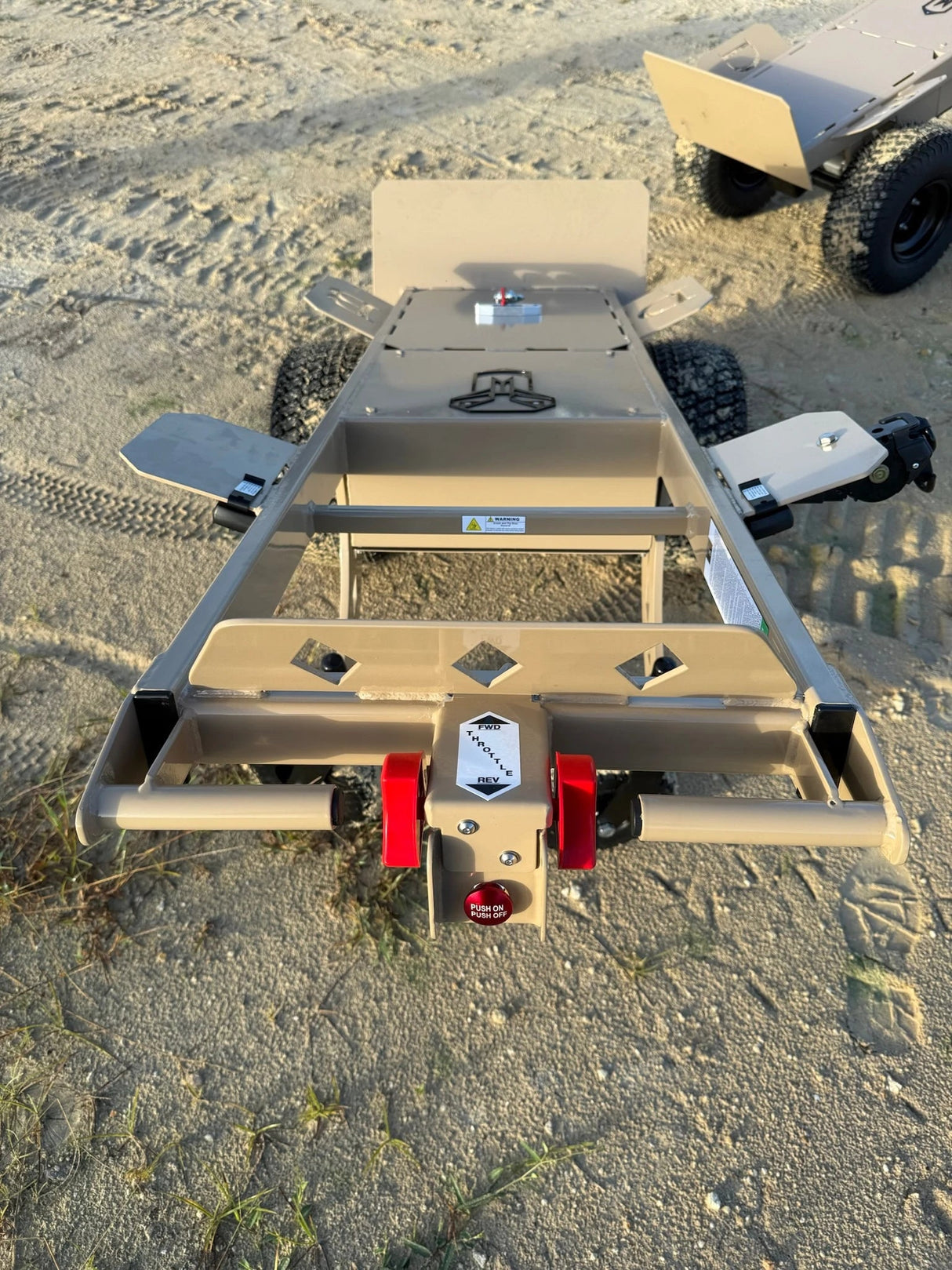 48V Diamondback Motorized Dolly with Winch for Inflatables - BounceWave Inflatable Sales