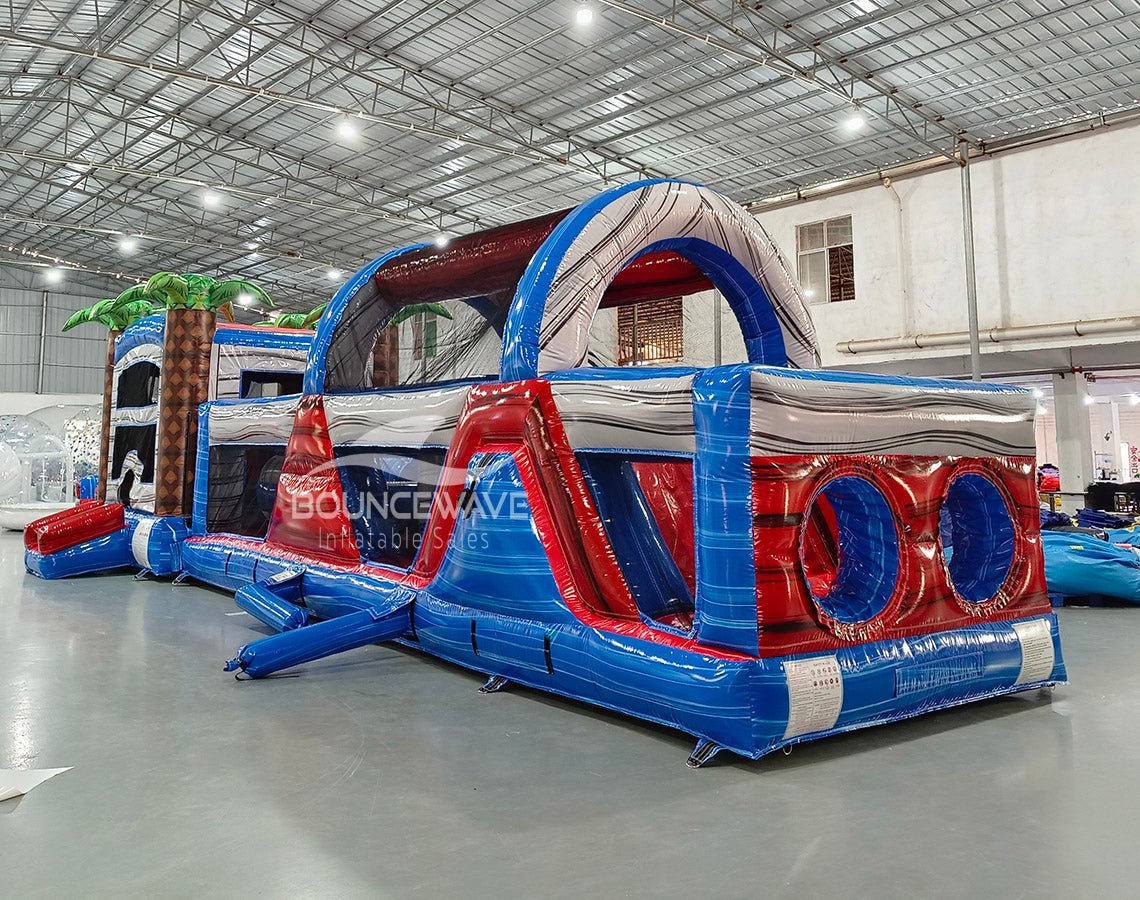 56.5ft Baja 2 - Piece Obstacle - Combo - BounceWave Inflatable Sales