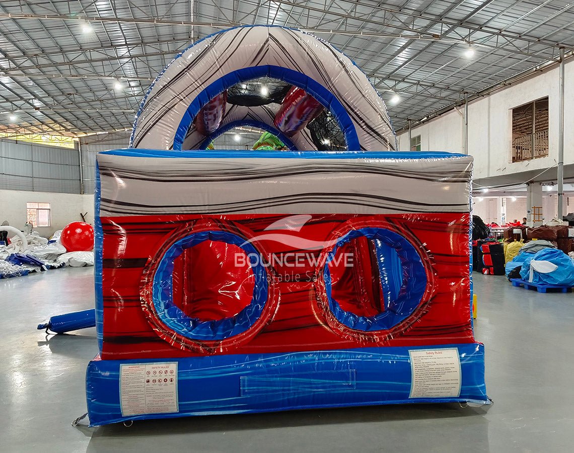 56.5ft Baja 2 - Piece Obstacle - Combo - BounceWave Inflatable Sales