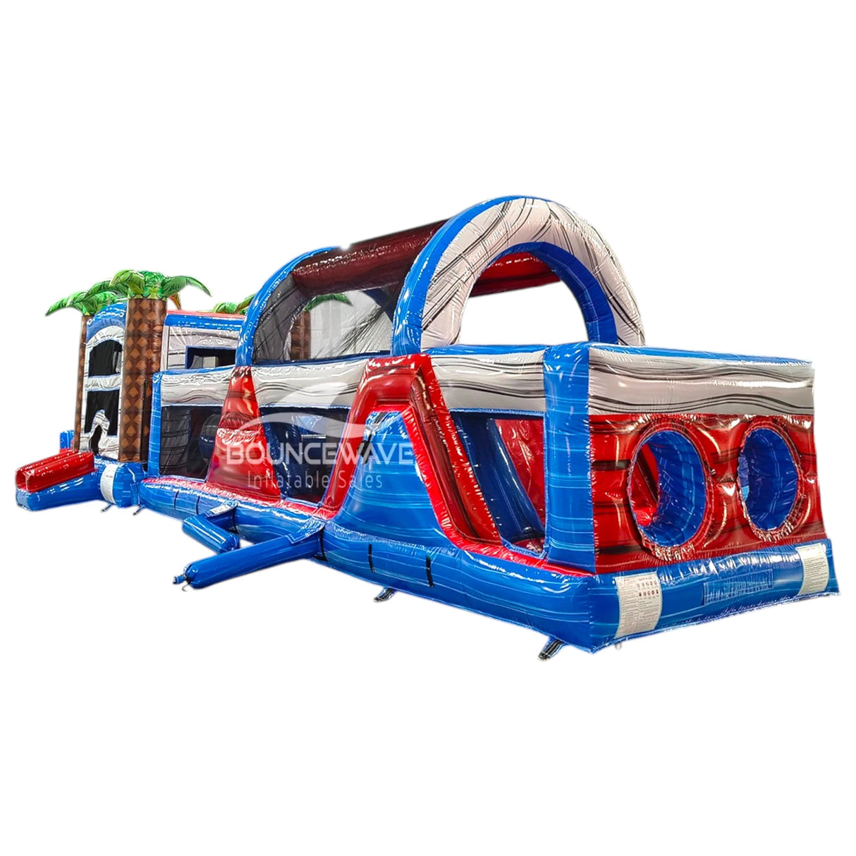 56.5ft Baja 2 - Piece Obstacle - Combo - BounceWave Inflatable Sales
