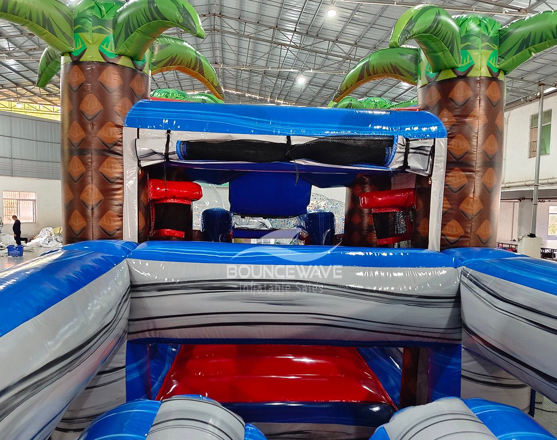 56.5ft Baja 2 - Piece Obstacle - Combo - BounceWave Inflatable Sales