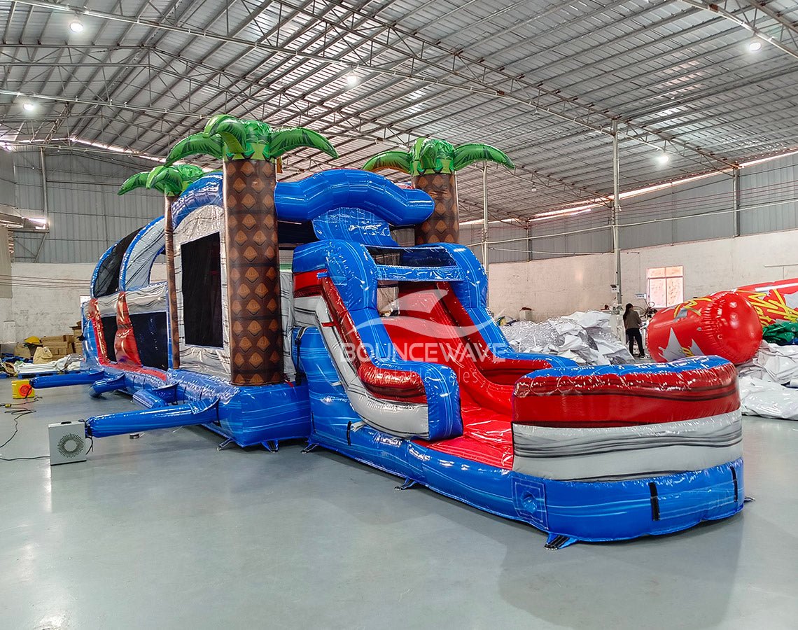 56.5ft Baja 2 - Piece Obstacle - Combo - BounceWave Inflatable Sales