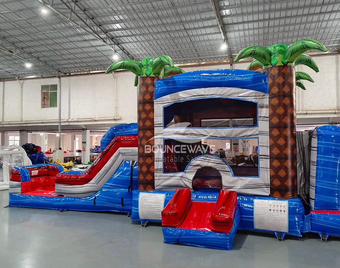 56.5ft Baja 2 - Piece Obstacle - Combo - BounceWave Inflatable Sales