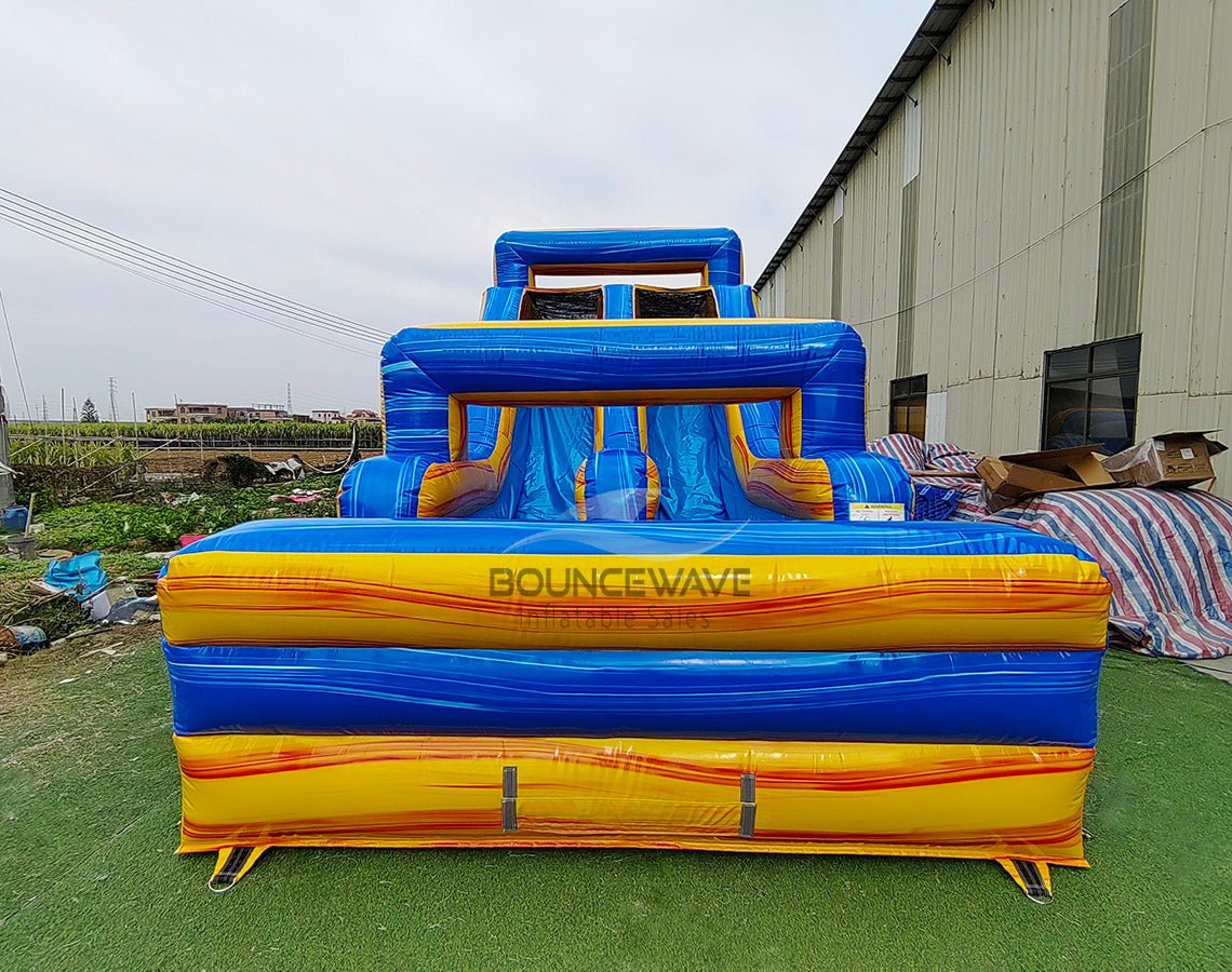 62ft Lava Falls 2 - Piece Wet/Dry Inflatable Obstacle Course - BounceWave Inflatable Sales