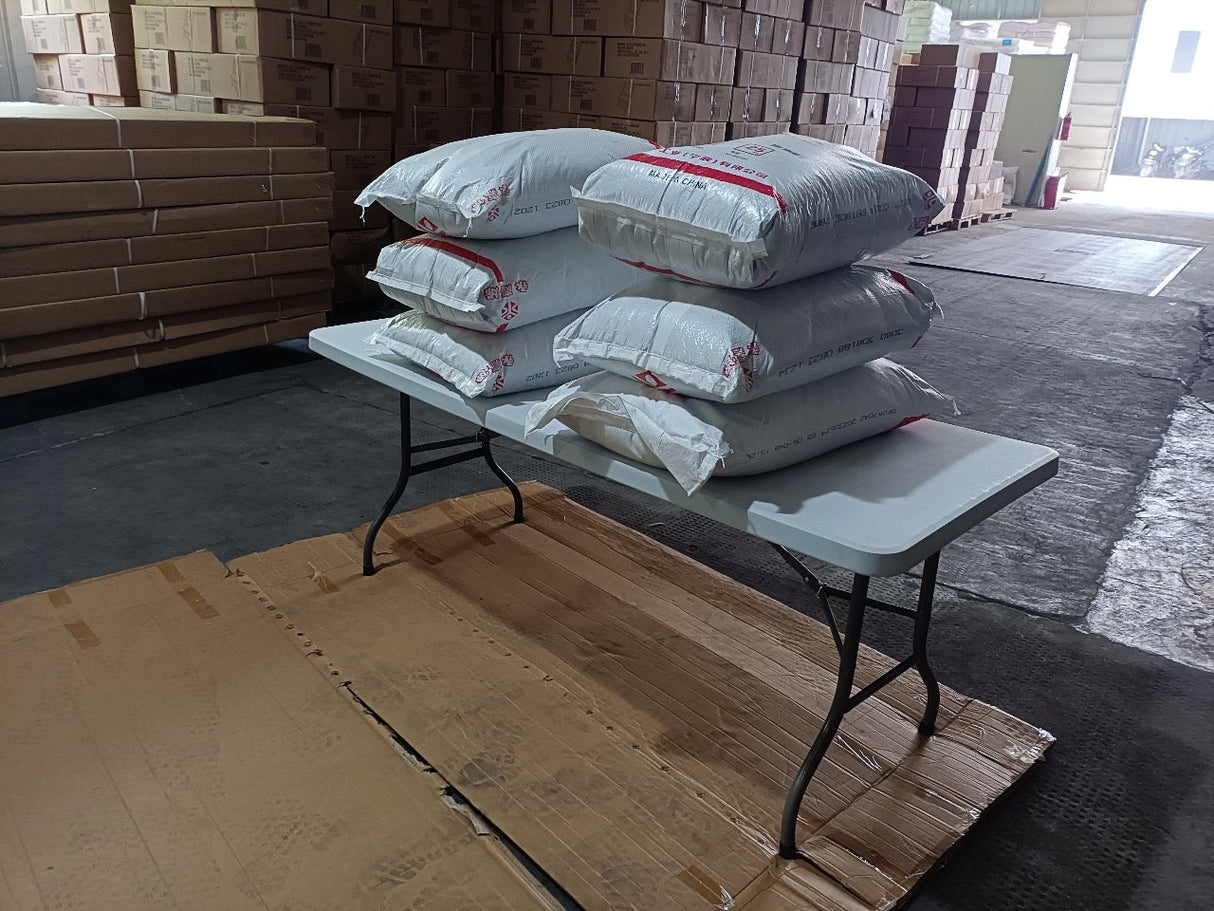 6ft Heavy Duty Pro Plastic Folding Banquet Table - BounceWave Inflatable Sales