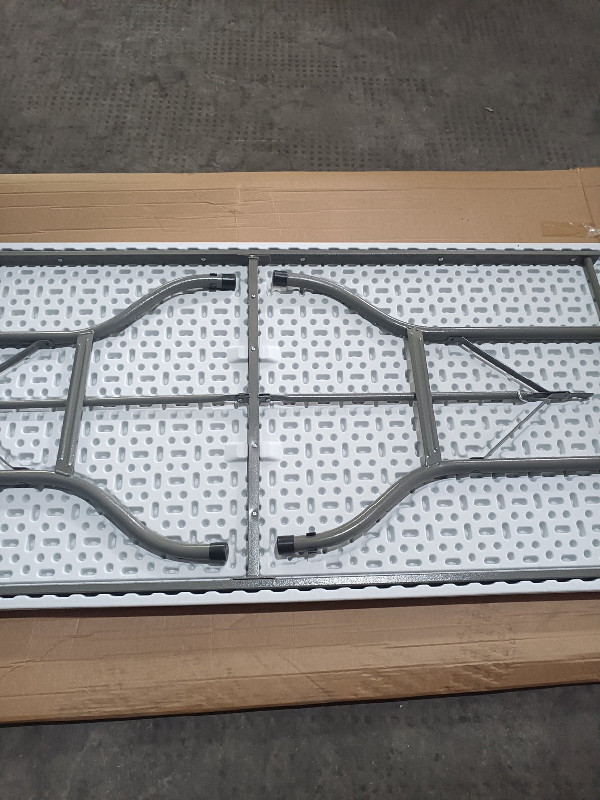 6ft Heavy Duty Pro Plastic Folding Banquet Table - BounceWave Inflatable Sales