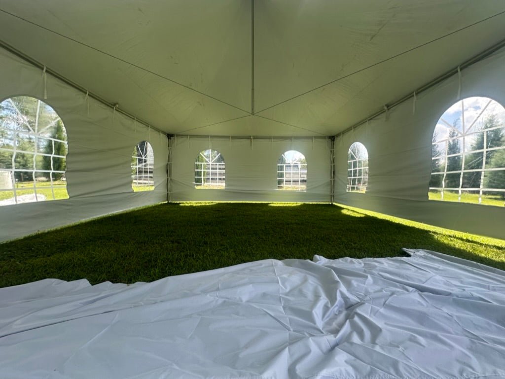 8' x 20' Window Sidewall for High Peak Tent - BounceWave Inflatable Sales