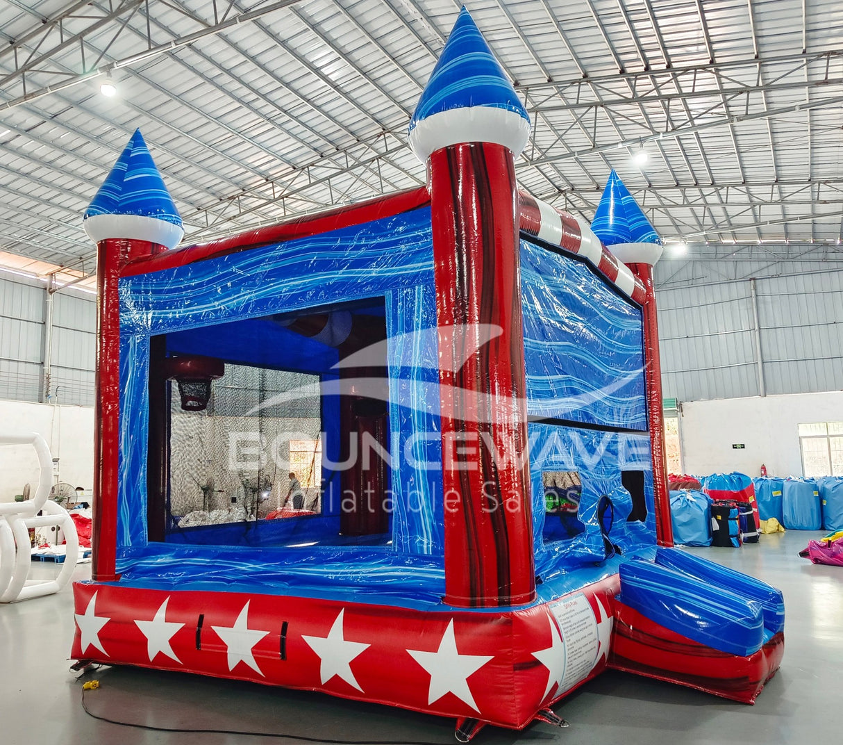 American Star Panel - Ready Commercial Grade Bounce House - BounceWave Inflatable Sales