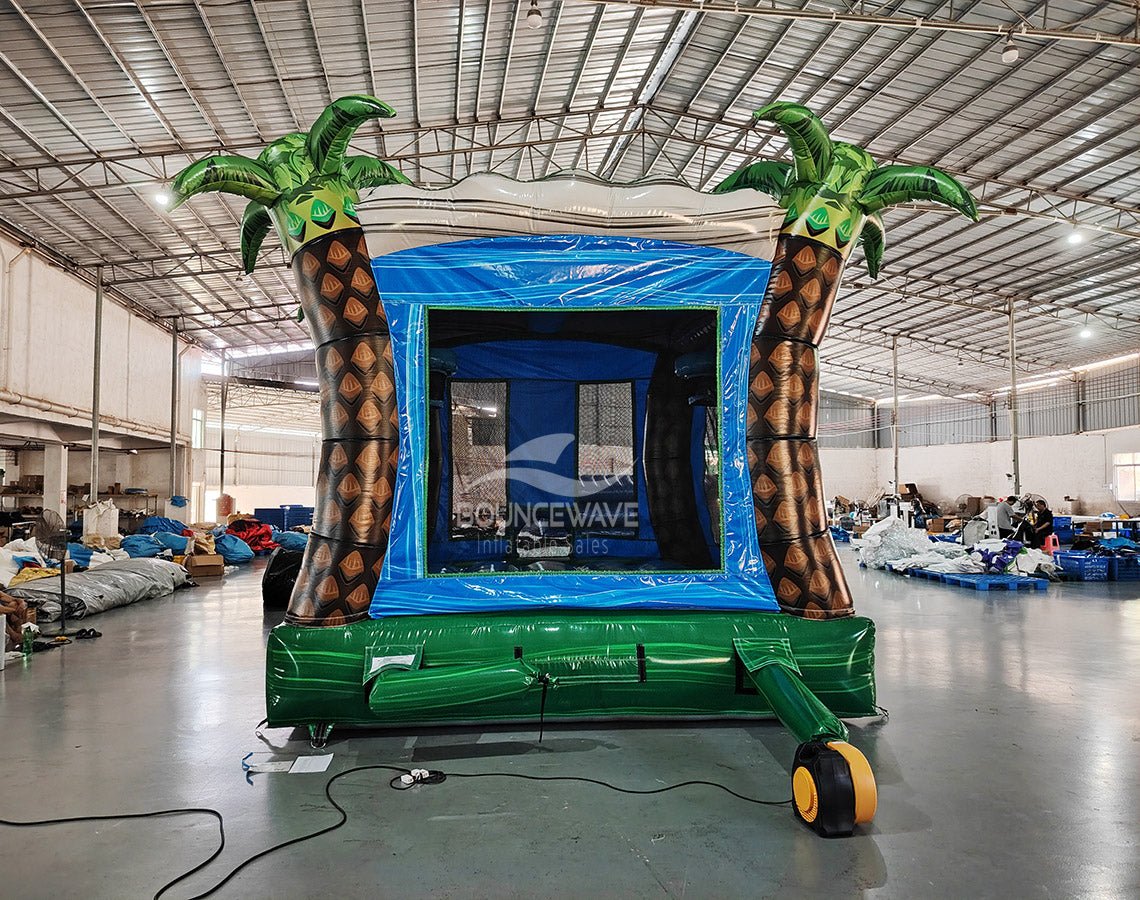 Aqua Trop Commercial Grade Bounce House - BounceWave Inflatable Sales