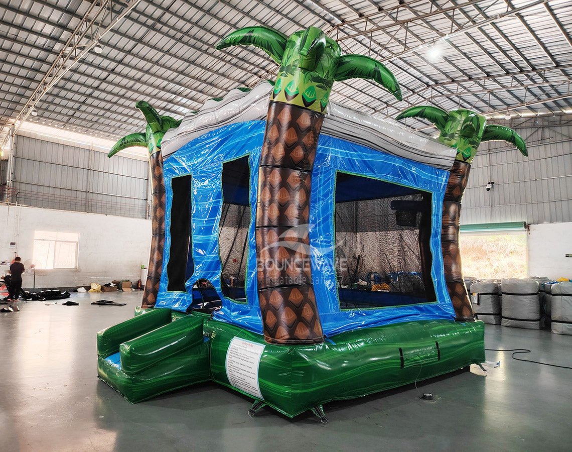 Aqua Trop Commercial Grade Bounce House - BounceWave Inflatable Sales
