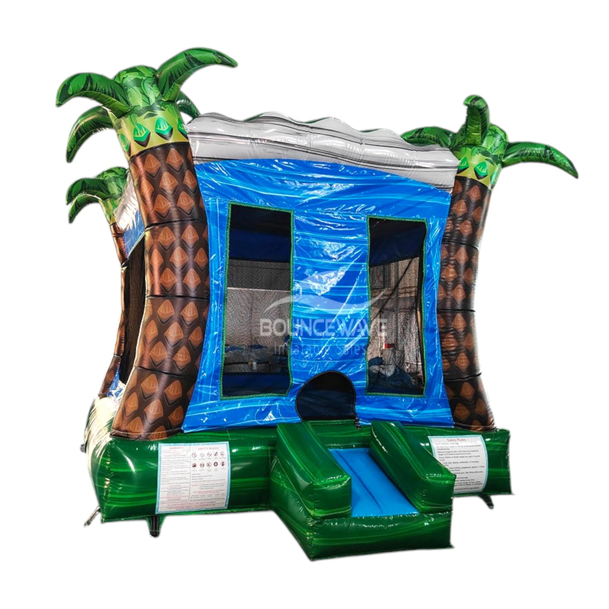 Aqua Trop Commercial Grade Bounce House - BounceWave Inflatable Sales