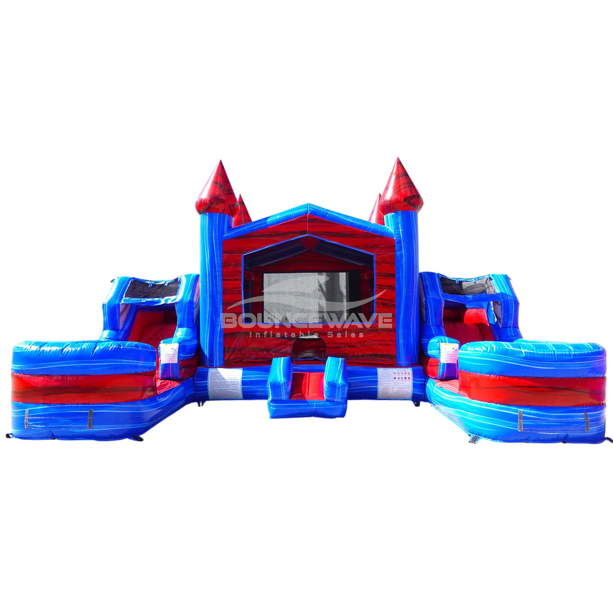 Baja Splash Econo Duo Bounce & Slide Combo (Wet/Dry) - BounceWave Inflatable Sales
