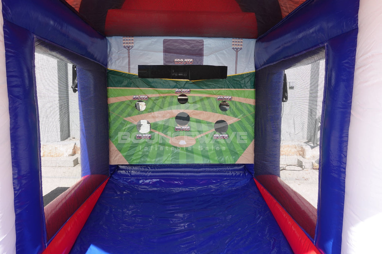 Bat Blast Commercial Interactive Inflatable Baseball Game - BounceWave Inflatable Sales