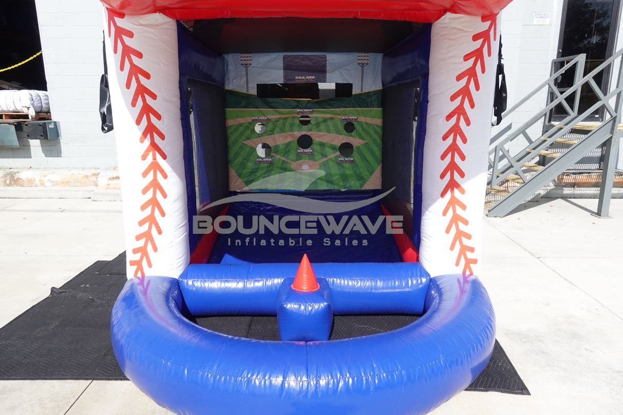 Bat Blast Commercial Interactive Inflatable Baseball Game - BounceWave Inflatable Sales